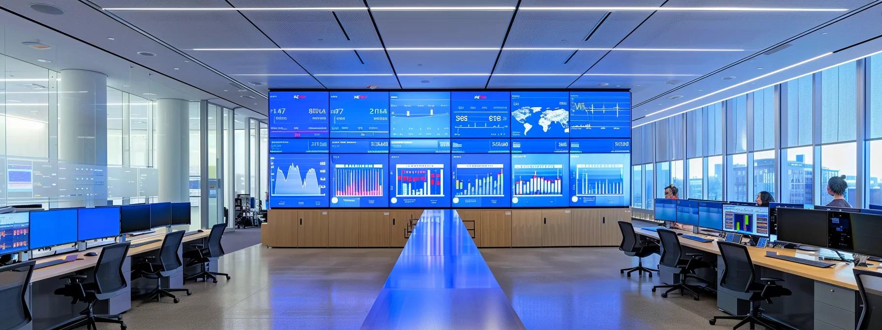 a sleek, modern office workspace showcases a large digital dashboard displaying real-time analytics and crm metrics, with vibrant graphics illustrating customer interactions and sales data, emphasizing the efficiency and adaptability of advanced crm tools. - Nurture Machines a sleek, modern office workspace showcases a large digital dashboard displaying real-time analytics and crm metrics, with vibrant graphics illustrating customer interactions and sales data, emphasizing the efficiency and adaptability of advanced crm tools.