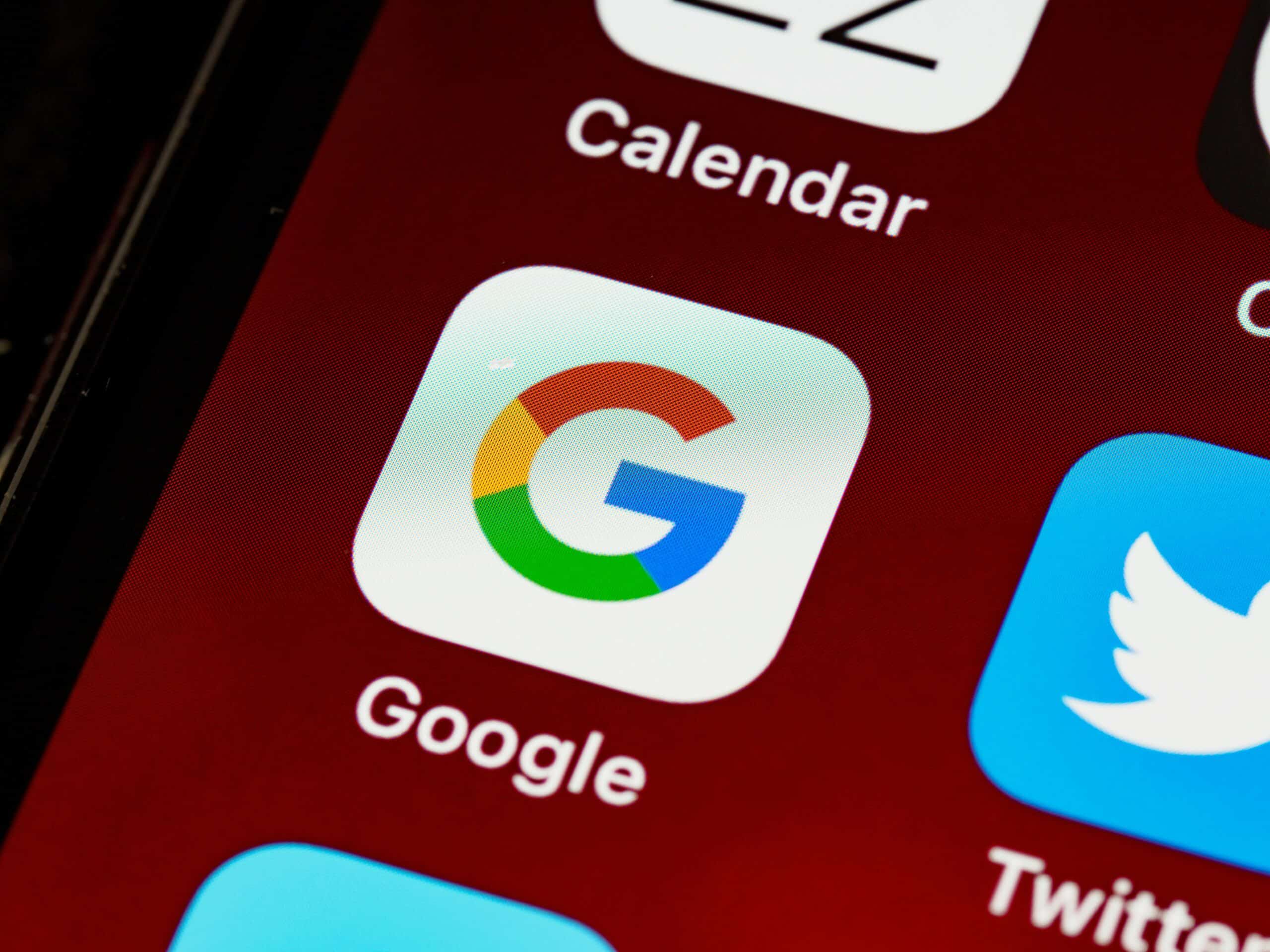google app on a phone - Nurture Machines google app on a phone