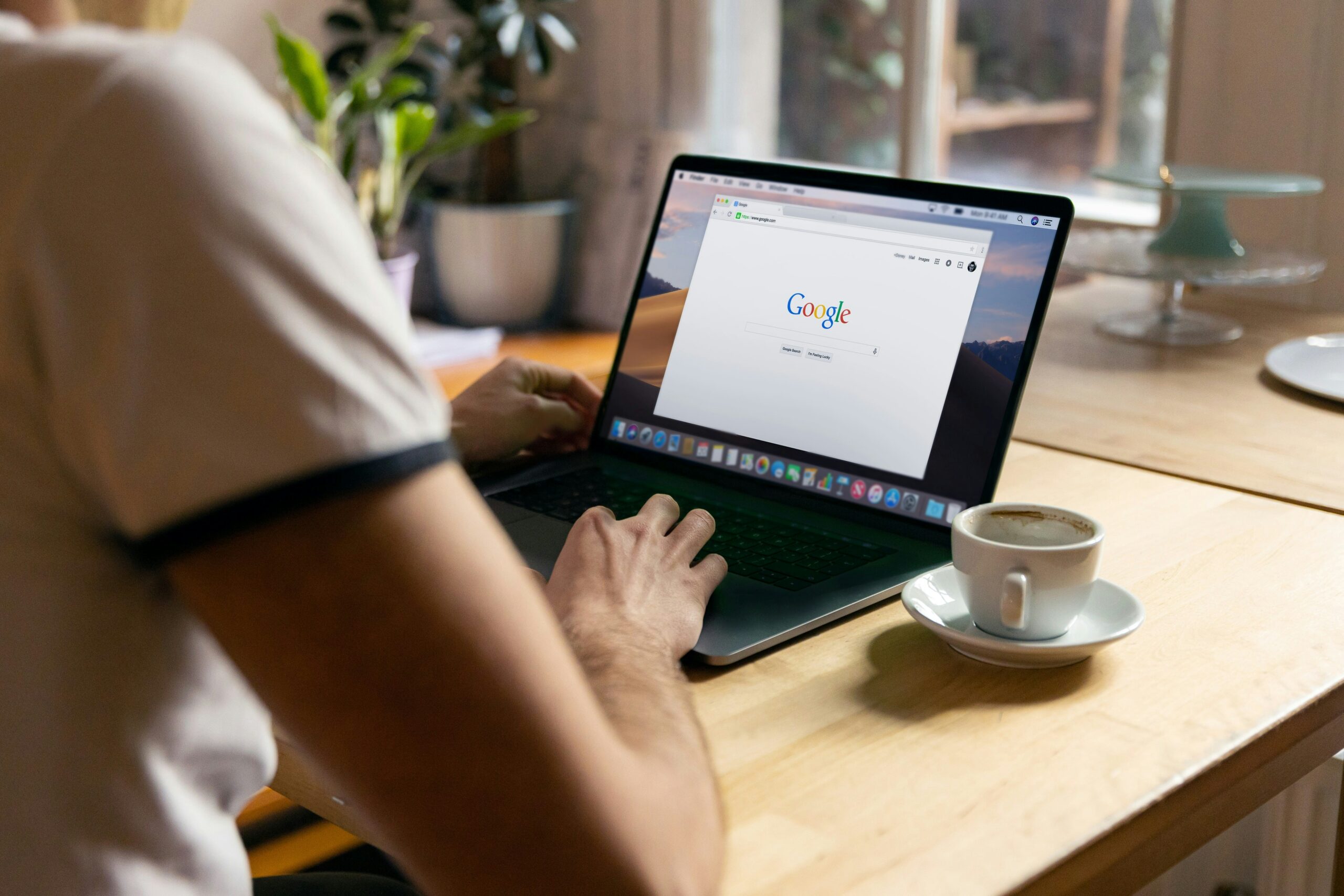 a person using google - Nurture Machines a person using google